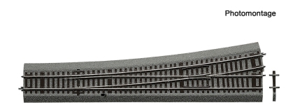 Roco 42582 - H0 - Weiche links Wl, 10°, 345 mm